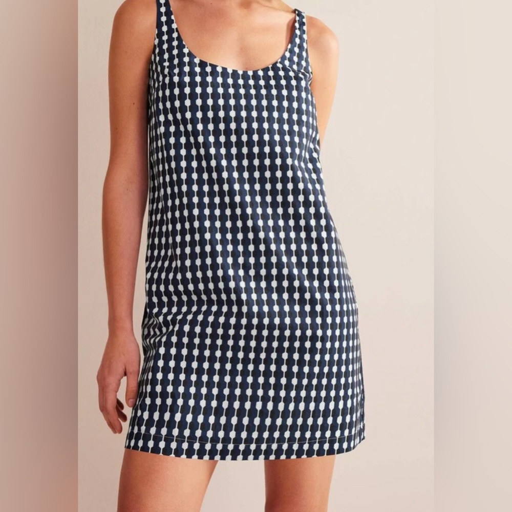 Boden Scoop Neck Mini Shift Dress